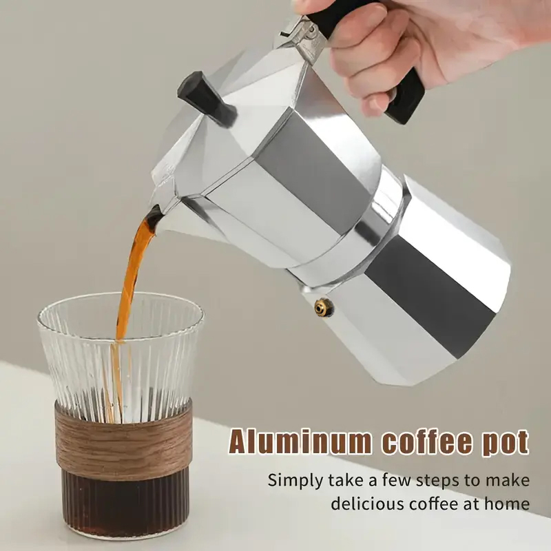 클래식 알루미늄 모카포트 50-300ML 가정용 스토브 - Coffee Vending Equipment 리뷰 및 가격